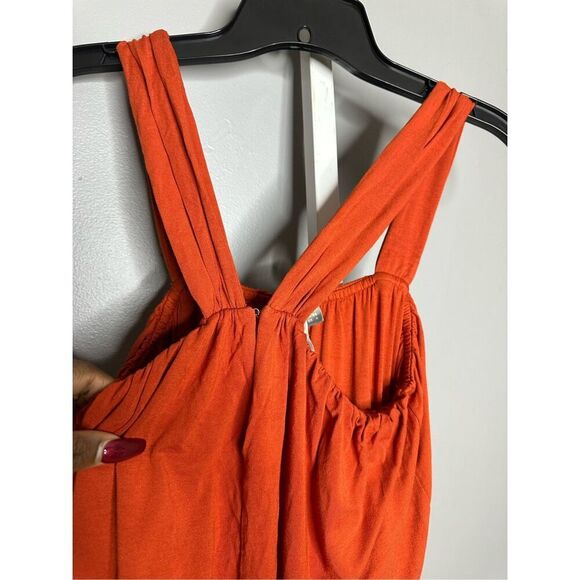 NWT ASOS Maternity Burnt Orange Wide Legged Jumpsuit - Picture 4 of 8
